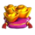 fortune 3 lions gold symbol icon