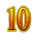 fortune coin charm 10 symbol icon