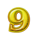 fortune coin charm 9 symbol icon