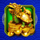 fortune coin turtle symbol icon
