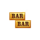 fortune coins 2 bars symbol icon