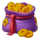 fortune don tiger coin bag symbol icon