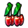 fortune five cherry symbol icon