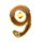 fortune flames gold 9 symbol icon