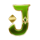 fortune flames gold j symbol icon
