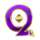 fortune flames gold q symbol icon