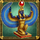 fortune flames gold statue symbol icon
