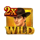 fortune flames gold wild symbol icon