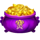 fortune frog purple symbol icon