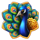 fortune ganesha vip blue peacock symbol icon