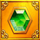 fortune gems 500 green symbol icon
