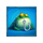 fortune hook frog symbol icon