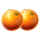 fortune love fresh oranges symbol icon