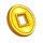 fortune maiden coin symbol icon
