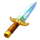 fortune maiden dagger symbol icon