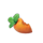 fortune rabbit carrot symbol icon
