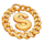 fortune snake dollar symbol icon