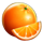 fortune stars orange fruit symbol icon