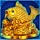 fortune tree of wealth fish symbol icon