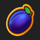 forty fruity million plum symbol icon