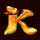 four dragons k symbol icon