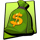 fox gold rush bag symbol icon