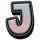 fox gold rush j symbol icon