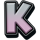 fox gold rush k symbol icon