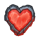 fracture heart symbol icon