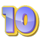 frank pantera number 10 symbol icon