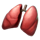 franken alive lungs symbol icon