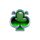 frankenstein triple volt clubs symbol icon