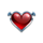 frankenstein triple volt hearts symbol icon