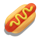 freds food truck hotdog symbol icon