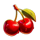 fresh fruit deluxe diamonds cherry symbol icon
