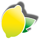 fresh fruits lemon symbol icon