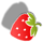 fresh fruits strawberry symbol icon