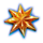 frosty rage star icon symbol icon