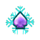 frozen fairies spade symbol icon