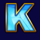 frozen queen k symbol icon