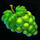 frozen tropics grapes symbol icon