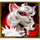frozen vault hold and win cat portrait symbol icon