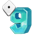 frozen yeti dice 9 symbol icon