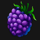 fruit disco mega stacks grapes symbol icon
