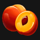 fruit disco mega stacks peach symbol icon