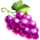 fruit fusion three pots grape symbol icon