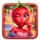 fruit love fever strawberry symbol icon