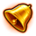 fruit mania flaming link bell symbol icon
