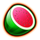 fruit mania flaming link melon symbol icon