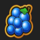fruit milion grape symbol icon